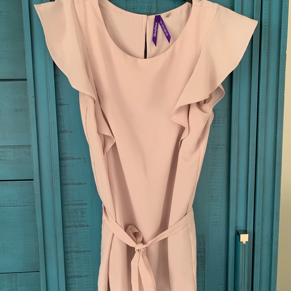 Seraphine Flutter shoulder maternity blouse